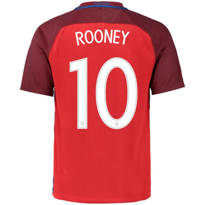 Maillot Angleterre ROONEY 2016/2017 EURO 2016 Extérieur