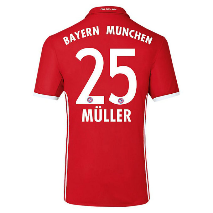 Maillot Bayern MULLER 2016/2017 Domicile