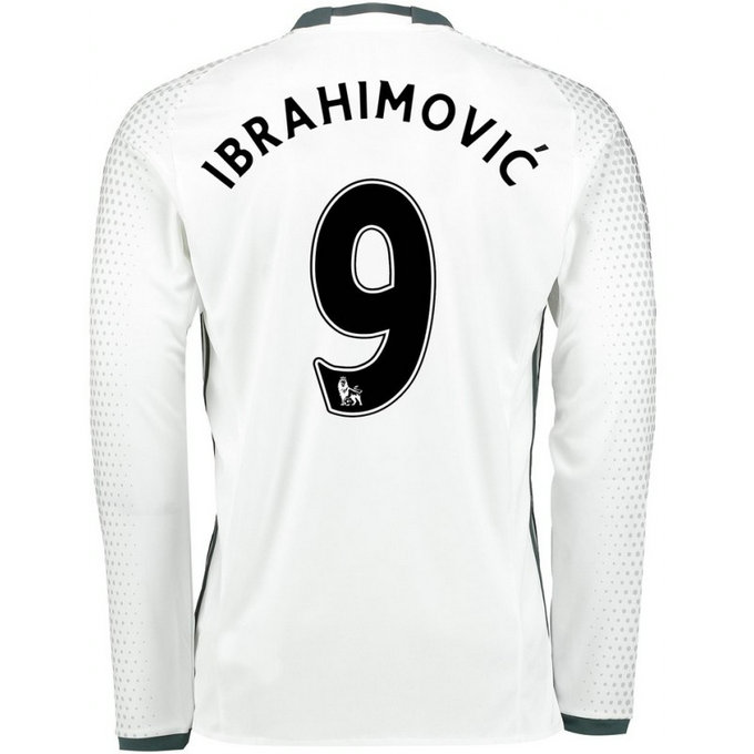 Maillot Manchester United Enfant IBRAHIMOVIC 2016/2017 Third Manches Longues