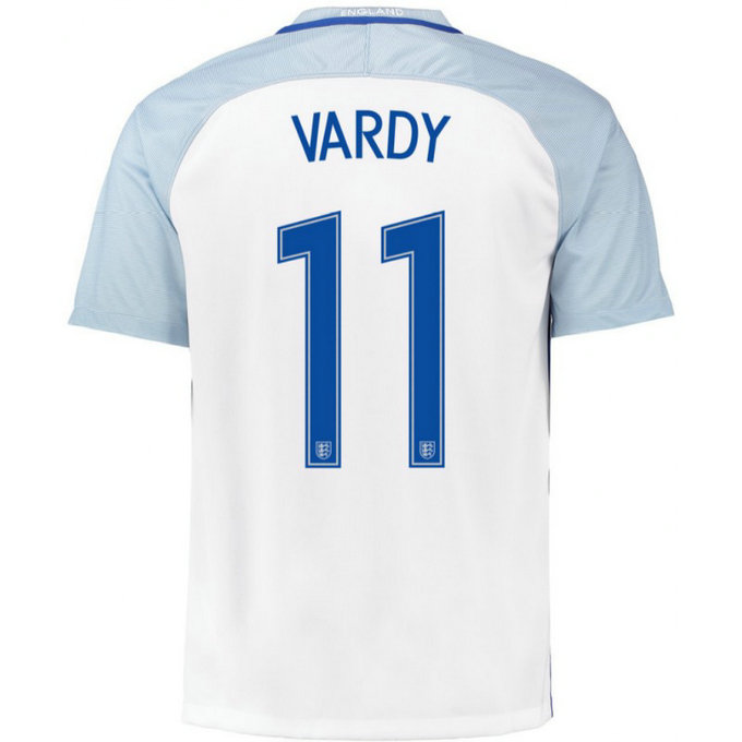 Maillot Angleterre VARDY 2016/2017 EURO 2016 Domicile