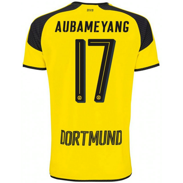 Maillot Dortmund AUBAMEYANG Ligue Des Champions 2016/2017