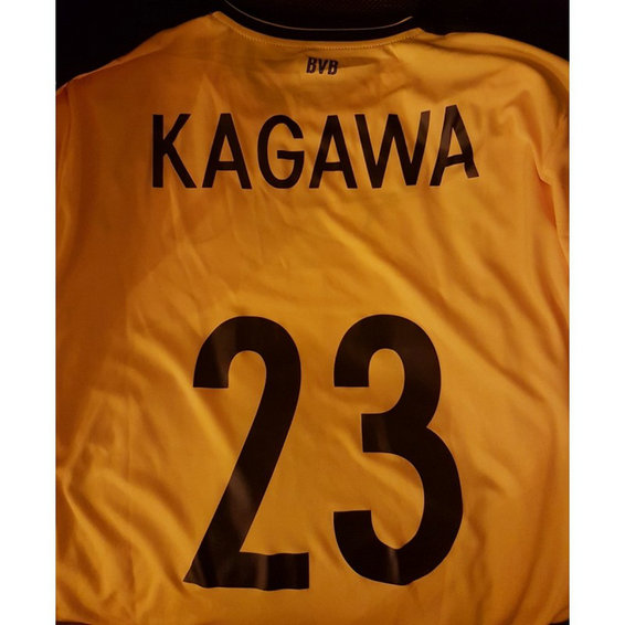 Maillot Dortmund KAGAWA 2016/2017 Domicile Manches Longues