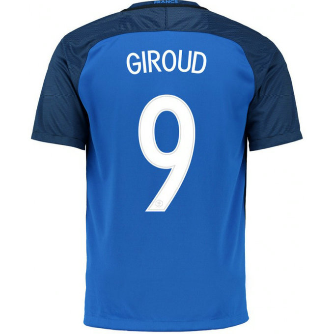 Maillot Equipe de France GIROUD 2016/2017 EURO 2016 Domicile