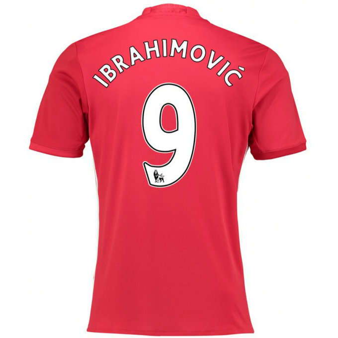 Maillot Manchester United IBRAHIMOVIC 2016/2017 Domicile