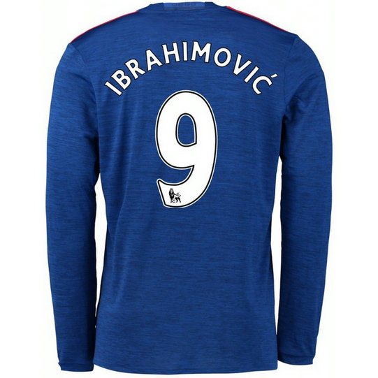 Maillot Manchester United IBRAHIMOVIC 2016/2017 2016/2017 Extérieur Manches Longues