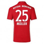 Maillot Bayern MULLER 2016/2017 Domicile Vente En Ligne