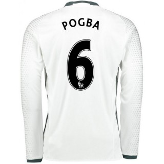 Vente Privee Maillot Manchester United POGBA 2016/2017 2016/2017 Third Manches Longues