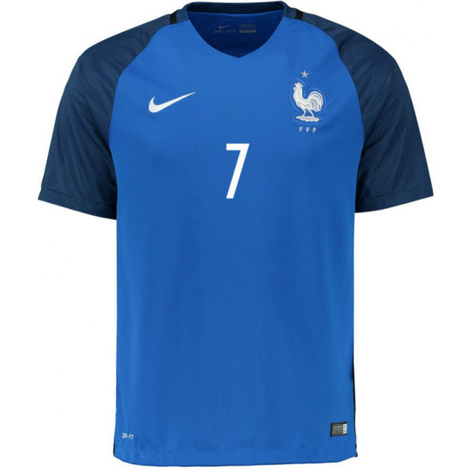 Maillot Equipe de France GRIEZMANN 2016/2017 EURO 2016 ...