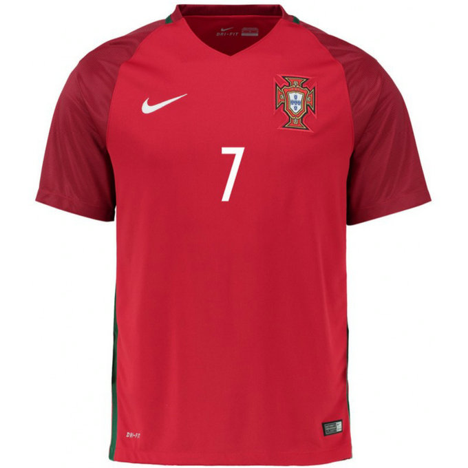 Maillot Portugal RONALDO 2016/2017 EURO 2016 Domicile