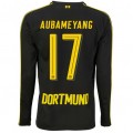 Maillot Dortmund AUBAMEYANG 2016/2017 Extérieur Manches Longues Boutique France